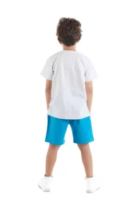 MSHB&G Tatil Boys' Summer T-Shirt Shorts Set - Image 2