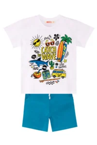 MSHB&G Tatil Boys' Summer T-Shirt Shorts Set - Image 3