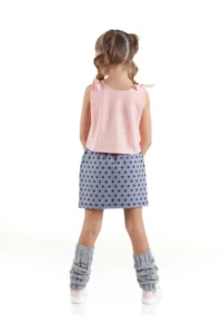 MSHB&G Panda Milkshake Girls' T-Shirt Skirt Set - Image 2