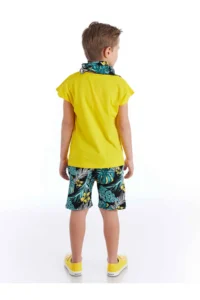 MSHB&G Hawaii Boys' T-Shirt Shorts Bandana Set - Image 2