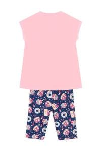 MSHB&G Sweet Party Girl's Summer Tunic T-shirt Leggings Set - Image 4