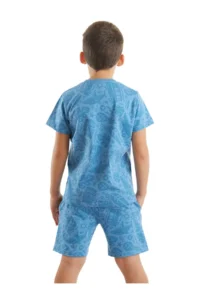 MSHB&G Shark Boys' Summer T-Shirt Shorts Set - Image 2