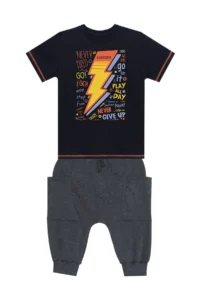 MSHB&G Loading Boys' Summer T-Shirt Capri Set - Image 3