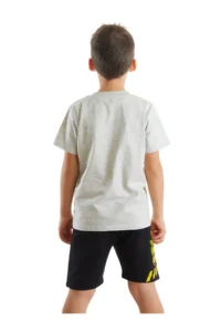 MSHB&G Construction Vehicles Boys Summer T-shirt Shorts Set - Image 2