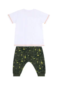 MSHB&G Skateboard Splash Boy's Summer T-shirt Capri Set - Image 4