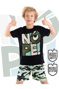 MSHB&G Nope Boys' Summer T-Shirt Shorts Set