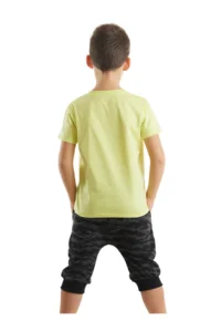 MSHB&G Sharks Boys' Summer T-Shirt Capri Shorts Set - Image 2
