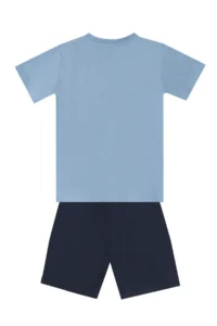 MSHB&G Here's the Scoop Navy Blue Boy's Summer T-shirt Shorts Set - Image 4