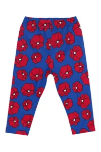 MSHB&G Frilly Red Poppy Girl's Summer T-shirt Tights Set - Image 7