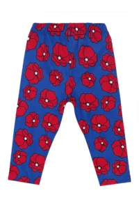 MSHB&G Frilly Red Poppy Girl's Summer T-shirt Tights Set - Image 8
