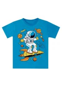 MSHB&G Astronaut Navy Blue Boy's Summer T-shirt Capri Shorts Set - Image 5