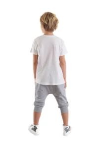 MSHB&G Racer Cars Boys Summer T-shirt Pocket Capri Shorts Set - Image 2