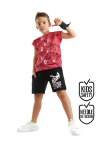 MSHB&G Dinosaur Expert Boy's Summer Sleeveless T-shirt Shorts Set