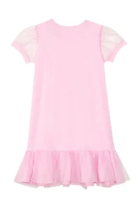 MSHB&G Starry Unicorn Girl's Pink Tulle Frilly Summer Dress - Image 4