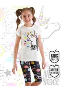 MSHB&G Uzayda Unicorn Girls' Summer T-Shirt Leggings Set