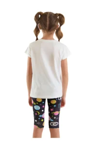MSHB&G Uzayda Unicorn Girls' Summer T-Shirt Leggings Set - Image 2