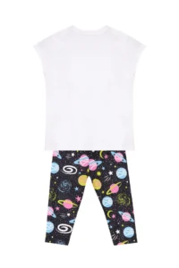 MSHB&G Uzayda Unicorn Girls' Summer T-Shirt Leggings Set - Image 4