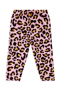 MSHB&G Leopard and Zebra Girl's Summer Tunic T-shirt Tights Set - Image 8