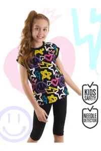 MSHB&G Street Style Girls' Summer T-Shirt Leggings Set