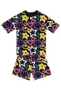 MSHB&G Street Style Girls' Summer T-Shirt Shorts Set - Image 3