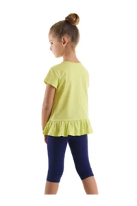 MSHB&G Bee Hummingbird Girl's Summer Frilly T-Shirt Tights Set - Image 2