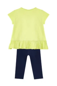 MSHB&G Bee Hummingbird Girl's Summer Frilly T-Shirt Tights Set - Image 4
