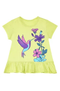 MSHB&G Bee Hummingbird Girl's Summer Frilly T-Shirt Tights Set - Image 5
