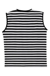 MSHB&G Skull Striped Boy's Summer T-shirt Capri Shorts Set - Image 6