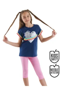 MSHB&G Cosmic Love Girls' Summer T-Shirt Leggings Set