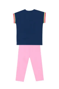 MSHB&G Cosmic Love Girls' Summer T-Shirt Leggings Set - Image 4