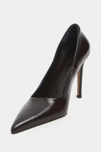 Nisantasi Shoes Lunara Brown RUSTIC Patterned Pointed toe Women Stiletto - Image 4