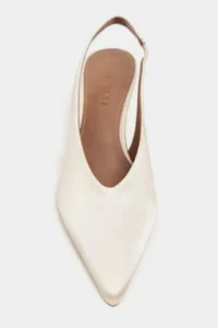 Nisantasi Shoes WILSON butter Satin Diver Material Open-Back Women Heels Shoes - Image 4