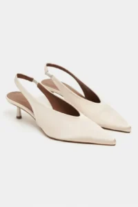 Nisantasi Shoes WILSON butter Satin Diver Material Open-Back Women Heels Shoes - Image 6