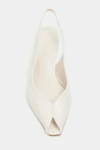 Nisantasi Shoes Aden BEIGE RUSTIC Patterned Front Light Pointed toe Women Heels Shoes - Image 4