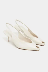 Nisantasi Shoes Aden BEIGE RUSTIC Patterned Front Light Pointed toe Women Heels Shoes - Image 6