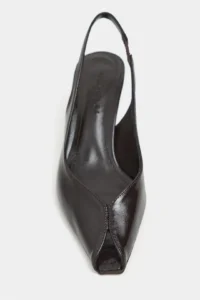 Nisantasi Shoes Aden Brown RUSTIC Patterned Front Light Pointed toe Women Heels Shoes - Image 4