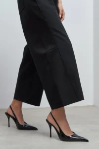 Nisantasi Shoes GLORIA Black Patent Belt Detailed Pointed toe Women Heels Shoes - Image 2