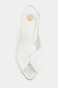 Nisantasi Shoes Roxy Pearl Satin Ankle Tied Toe Light Detailed Women Heels Shoes - Image 4