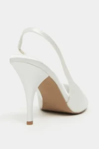 Nisantasi Shoes Roxy Pearl Satin Ankle Tied Toe Light Detailed Women Heels Shoes - Image 5