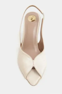 Nisantasi Shoes Roxy butter Satin Ankle Tied Toe Light Detailed Women Heels Shoes - Image 4