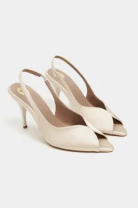 Nisantasi Shoes Roxy butter Satin Ankle Tied Toe Light Detailed Women Heels Shoes - Image 6