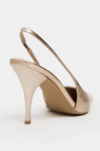 Nisantasi Shoes Mehru DORE Patent Belt Detailed Pointed toe Women Heels Shoes - Image 5