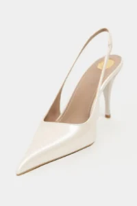 Nisantasi Shoes Mehru Pearl Patent Belt Detailed Pointed toe Women Heels Shoes - Image 4