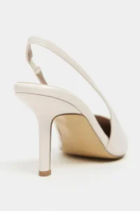 Nisantasi Shoes Parla Light BEIGE Patent Belt Detailed Pointed toe Women Heels Shoes - Image 6