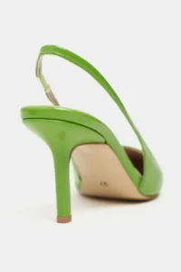 Nisantasi Shoes Parla Green Patent Belt Detailed Pointed toe Women Heels Shoes - Image 4