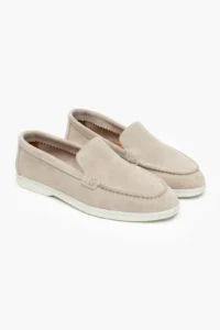 Nisantasi Shoes Vayne Beige GENUINE Leather Flat Sole Women Flats - Image 5