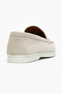 Nisantasi Shoes Vayne Beige GENUINE Leather Flat Sole Women Flats - Image 9