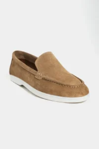 Nisantasi Shoes Vayne ROME BEIGE GENUINE Leather Flat Sole Women Flats - Image 3
