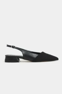 Nisantasi Shoes VIKTOR Black MATTE Front Black Satin Ankle Belt Detailed Pointed toe Short Heels Women Flats - Image 8