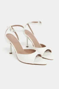Nisantasi Shoes TANIA Pearl Satin Bilek Belt Detailed Women Thin Heels Shoes - Image 5
